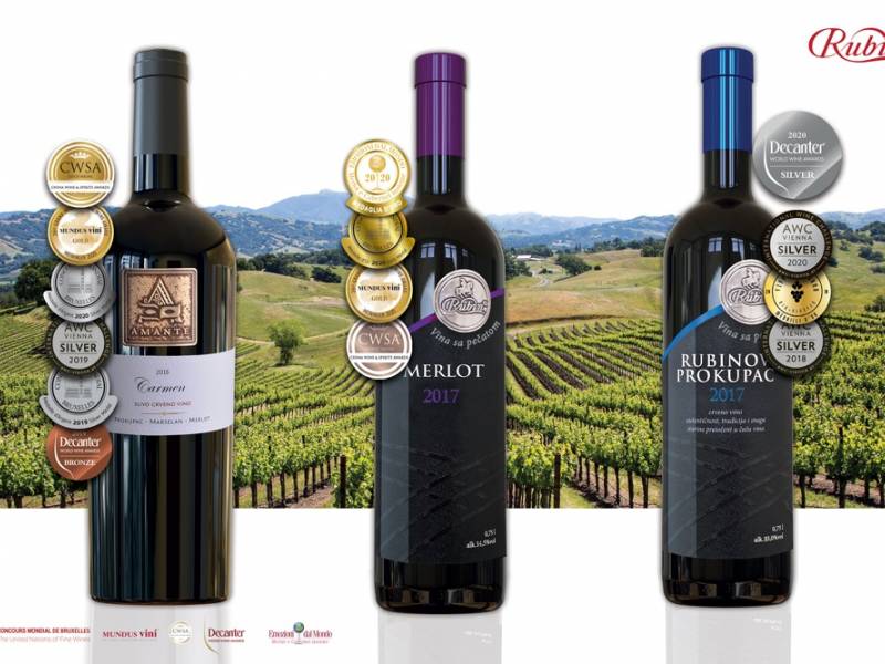 novo zlato za rubinovo vino