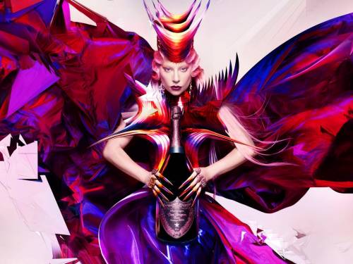 ekskluzivni roze lejdi gage i dom perinjona