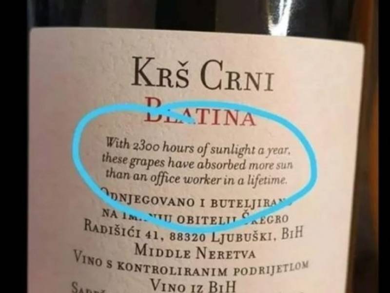 etiketa hercegovačkog vina zapalila internet