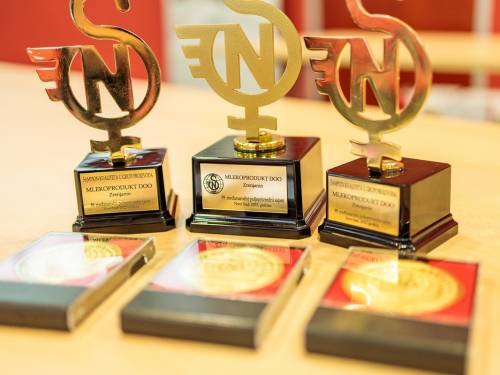 zlata za mlekoprodukt na sajmu u novom sadu