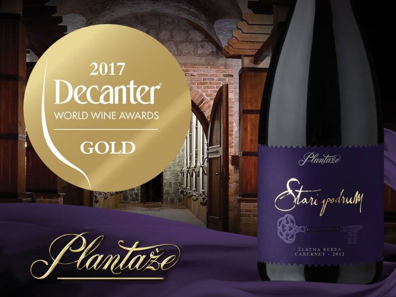 londonsko zlato za kaberne sovinjon iz plantaža