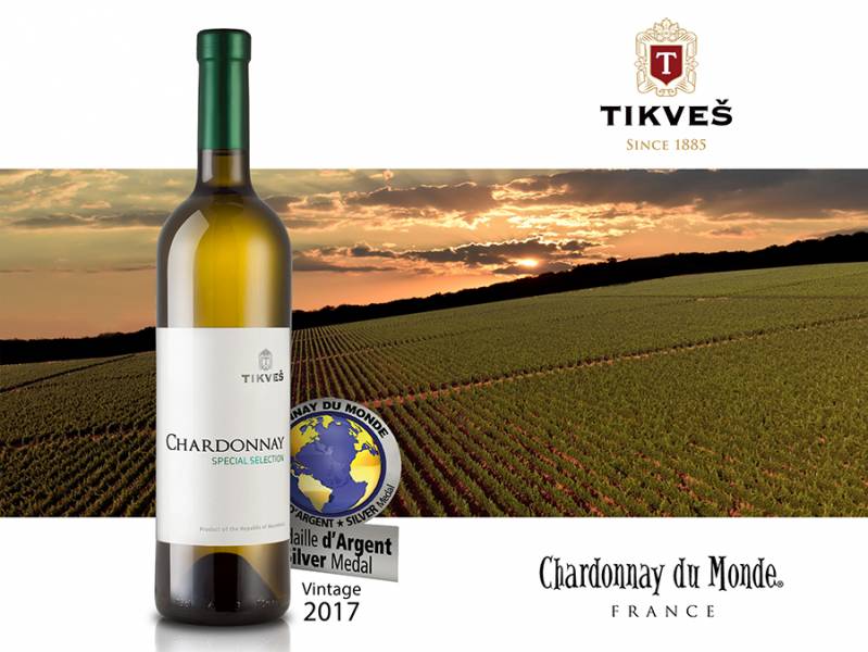 dva srebra za vina iz tikveša na chardonnay du monde