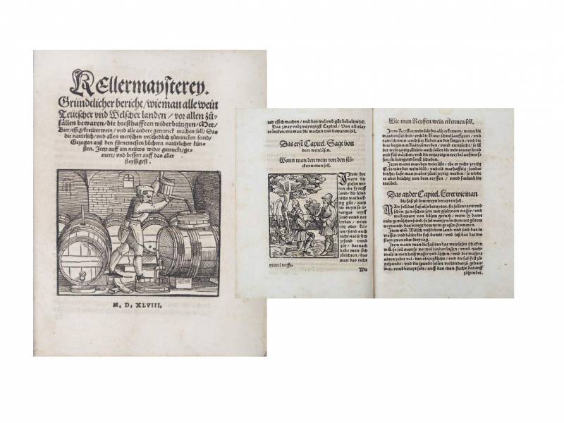 prodaje se najranija nemačka knjiga o vinarstvu