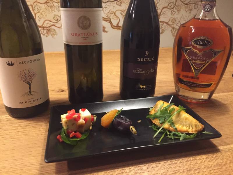 uparivanje hrane i vina u srcu vračara